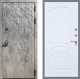 Входная металлическая Дверь Рекс (REX) 23 FL-128 Силк Сноу в Лобне