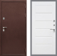 Входная металлическая Дверь Рекс (REX) 5 металл 3 мм Сити Белый ясень в Лобне