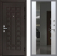 Входная металлическая Дверь Рекс (REX) Сенатор Cisa СБ-16 Зеркало Белый ясень в Лобне