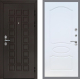 Входная металлическая Дверь Рекс (REX) Сенатор Cisa FL-128 Белый ясень в Лобне