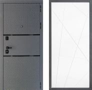 Дверь Дверной континент Диамант Дизайн ФЛ-655 Белый софт 960х2050 мм
