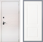 Дверь Заводские двери Дэко Вайт Доррен Белый софт 960х2050 мм