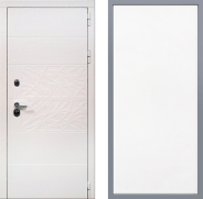 Дверь Заводские двери Дэко Вайт Тривия Белый софт 960х2050 мм