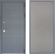 Дверь Заводские двери Лира Софт графит Флитта Грей софт 960х2050 мм