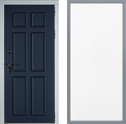 Дверь Заводские двери Стокгольм Тривия Белый софт 960х2050 мм