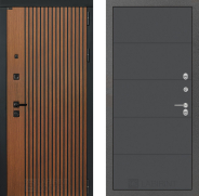 Дверь Лабиринт (LABIRINT) Шторм 13 Графит софт 960х2050 мм