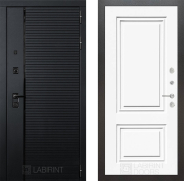 Дверь Лабиринт (LABIRINT) Piano 26 Белый (RAL-9003) 960х2050 мм