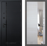 Дверь Лабиринт (LABIRINT) Piano Зеркало Акация светлая 960х2050 мм