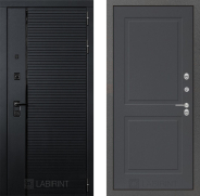 Дверь Лабиринт (LABIRINT) Piano 11 Графит софт 860х2050 мм