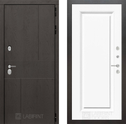 Дверь Лабиринт (LABIRINT) Urban 27 Белый (RAL-9003) 860х2050 мм