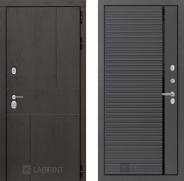 Дверь Лабиринт (LABIRINT) Urban 22 Графит софт 860х2050 мм