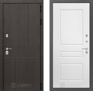 Дверь Лабиринт (LABIRINT) Urban 03 Белый софт 860х2050 мм
