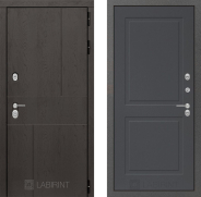 Дверь Лабиринт (LABIRINT) Urban 11 Графит софт 960х2050 мм