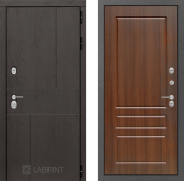 Дверь Лабиринт (LABIRINT) Urban 03 Орех бренди 960х2050 мм