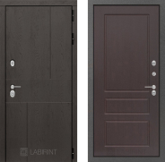 Дверь Лабиринт (LABIRINT) Urban 03 Орех премиум 960х2050 мм