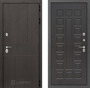 Дверь Лабиринт (LABIRINT) Urban 04 Венге 960х2050 мм