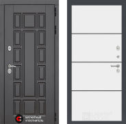 Дверь Лабиринт (LABIRINT) New York 25 Белый софт 960х2050 мм