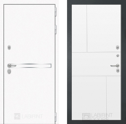 Дверь Лабиринт (LABIRINT) Лайн White 21 Белый софт 860х2050 мм