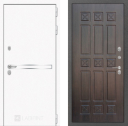 Дверь Лабиринт (LABIRINT) Лайн White 16 VINORIT Алмон 28 860х2050 мм