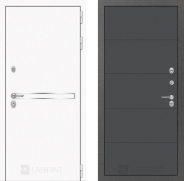 Дверь Лабиринт (LABIRINT) Лайн White 13 Графит софт 960х2050 мм