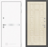 Дверь Лабиринт (LABIRINT) Лайн White 12 Беленый дуб 860х2050 мм
