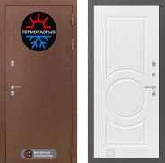 Дверь Лабиринт (LABIRINT) Термо Магнит 23 Белый софт 860х2050 мм