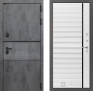 Дверь Лабиринт (LABIRINT) Инфинити 22 Белый софт 960х2050 мм