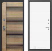 Дверь Лабиринт (LABIRINT) Ritm 13 Белый софт 860х2050 мм
