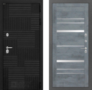 Дверь Лабиринт (LABIRINT) Pazl 20 Бетон темный 860х2050 мм