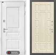 Дверь Лабиринт (LABIRINT) Versal 12 Беленый дуб 960х2050 мм