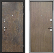 Дверь Интекрон (INTECRON) Гектор Гранж Гладкая шпон Венге коричневый 960х2050 мм
