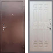 Дверь Рекс (REX) 1 FL-33 Беленый дуб 860х2050 мм