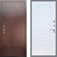 Дверь Рекс (REX) 1 FL-128 Белый ясень