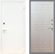 Дверь Рекс (REX) 1А Белая шагрень FL-33 Беленый дуб 860х2050 мм